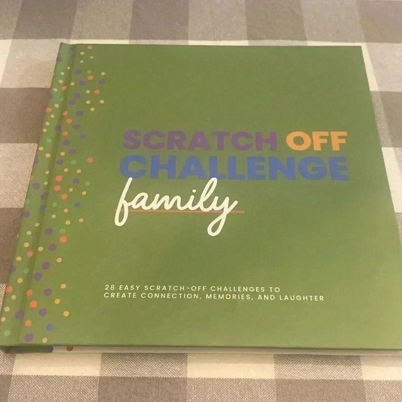 Other - Scratch off challenge family fun night book